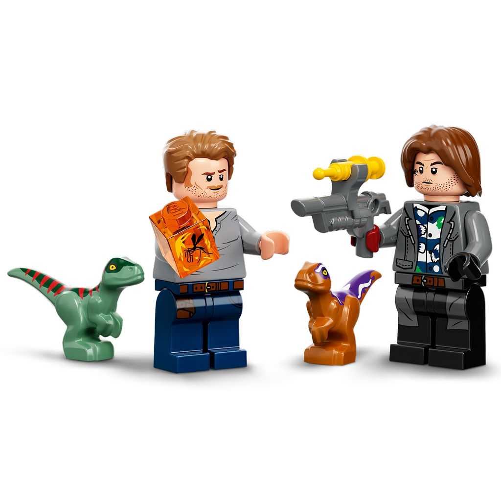 Jurassic World Lego Persecución en Moto del Dinosaurio Atrocirraptor Edades 6+ # 76945 Artículo 169 Piezas | DQJ-327165