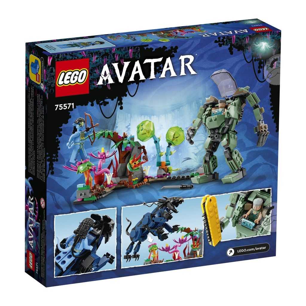 LEGO Avatar Lego Neytiri y Thanator vs. Quaritch con Armadura AMP Edades 9+ # 75571 Artículo 560 Piezas | XSO-039156