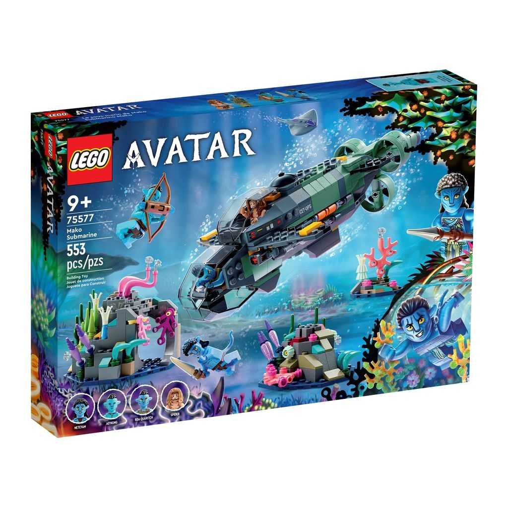 LEGO Avatar Lego Submarino Mako Edades 9+ # 75577 Artículo 553 Piezas | GTK-346180