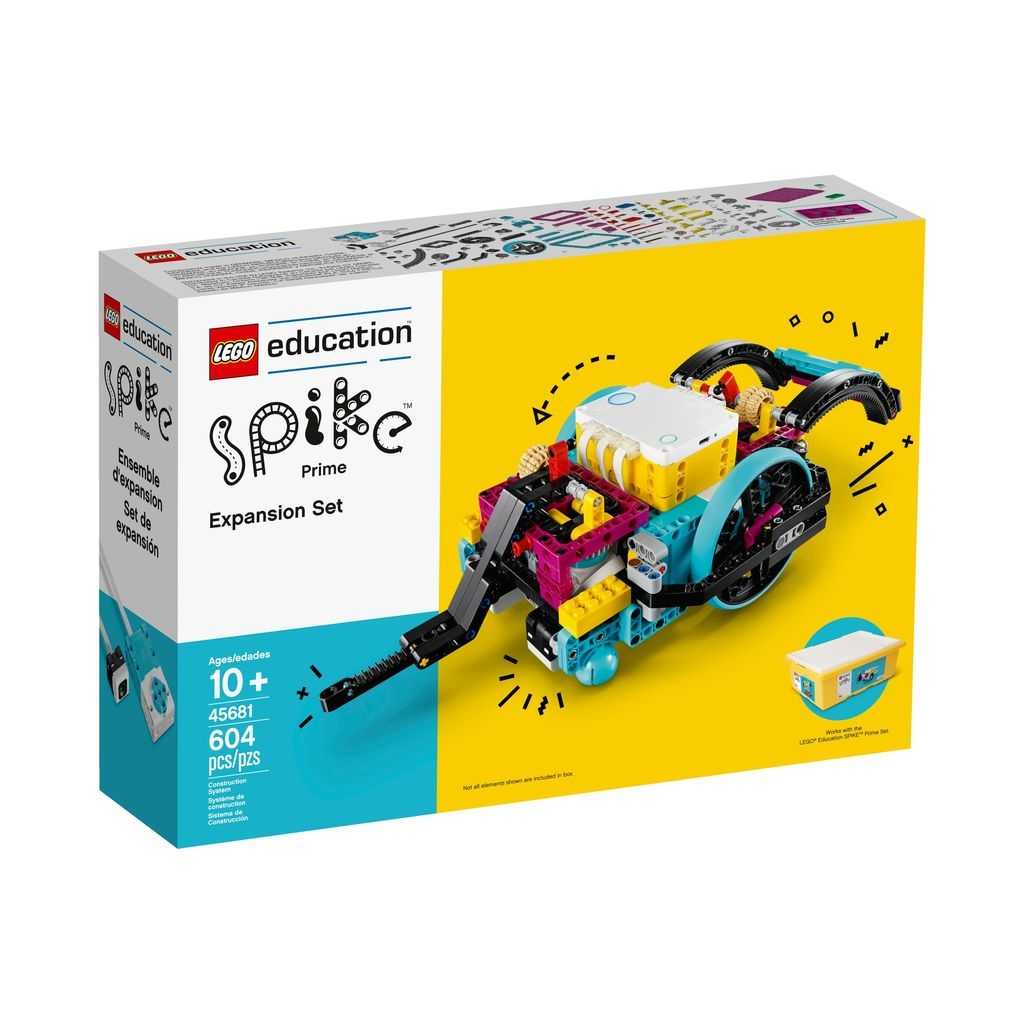 LEGO Education Lego LEGO Education: Set de Expansión SPIKE Prime Edades 10+ # 45681 Artículo 604 Piezas | WZF-479825