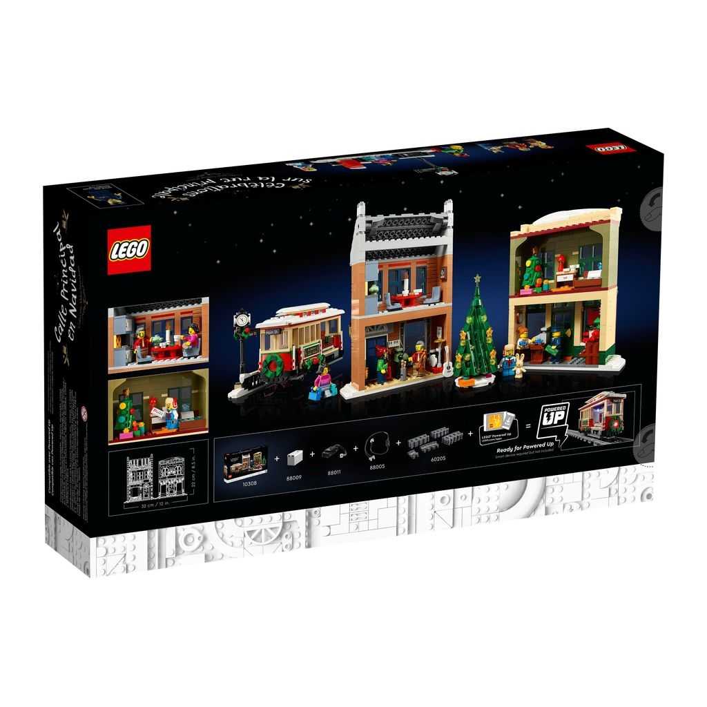 LEGO Icons Lego Calle Principal en Navidad Edades 18+ # 10308 Artículo 1514 Piezas | GJK-814906