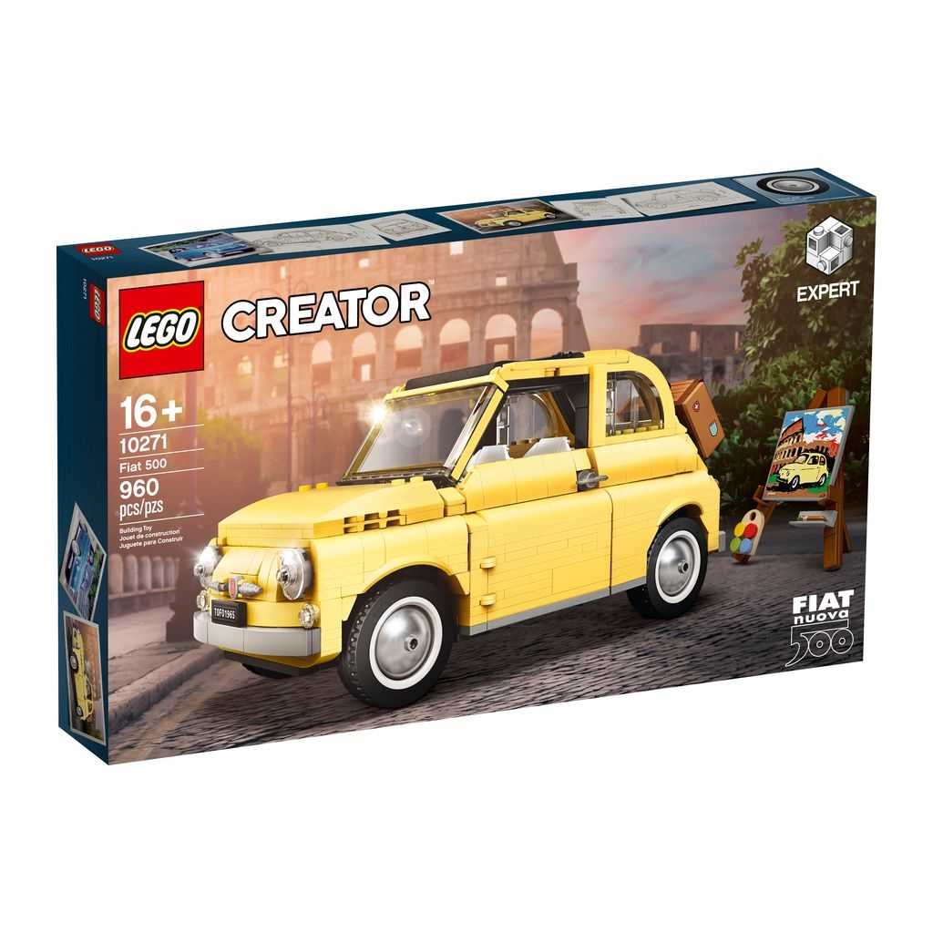 LEGO Icons Lego Fiat 500 Edades 16+ # 10271 Artículo 960 Piezas Amarillo | TZI-351684