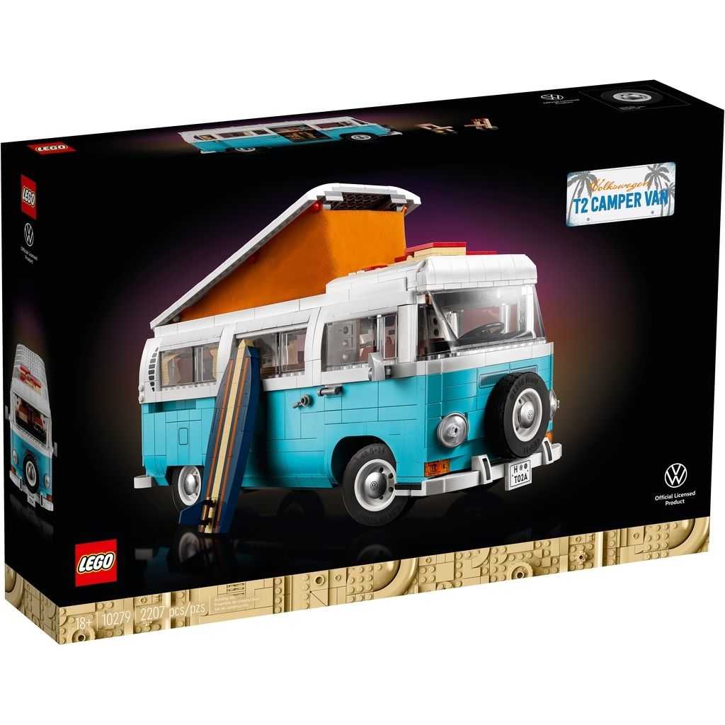 LEGO Icons Lego Furgoneta Volkswagen T2 Edades 18+ # 10279 Artículo 2207 Piezas | RFS-548309