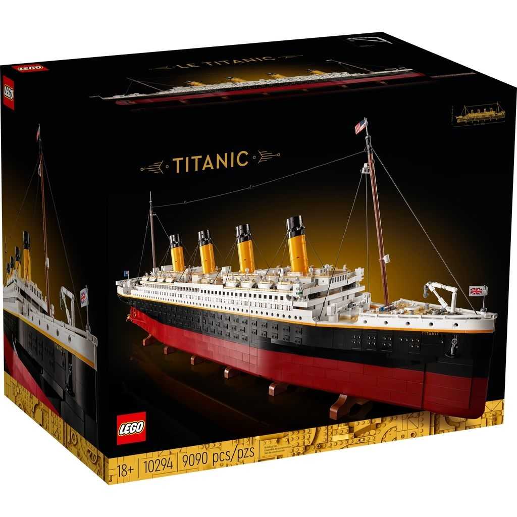 LEGO Icons Lego LEGO: Titanic Edades 18+ # 10294 Artículo 9090 Piezas | ORG-324710