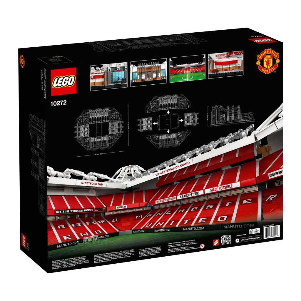 LEGO Icons Lego Old Trafford - Manchester United Edades 16+ # 10272 Artículo 3898 Piezas | ZBI-390674