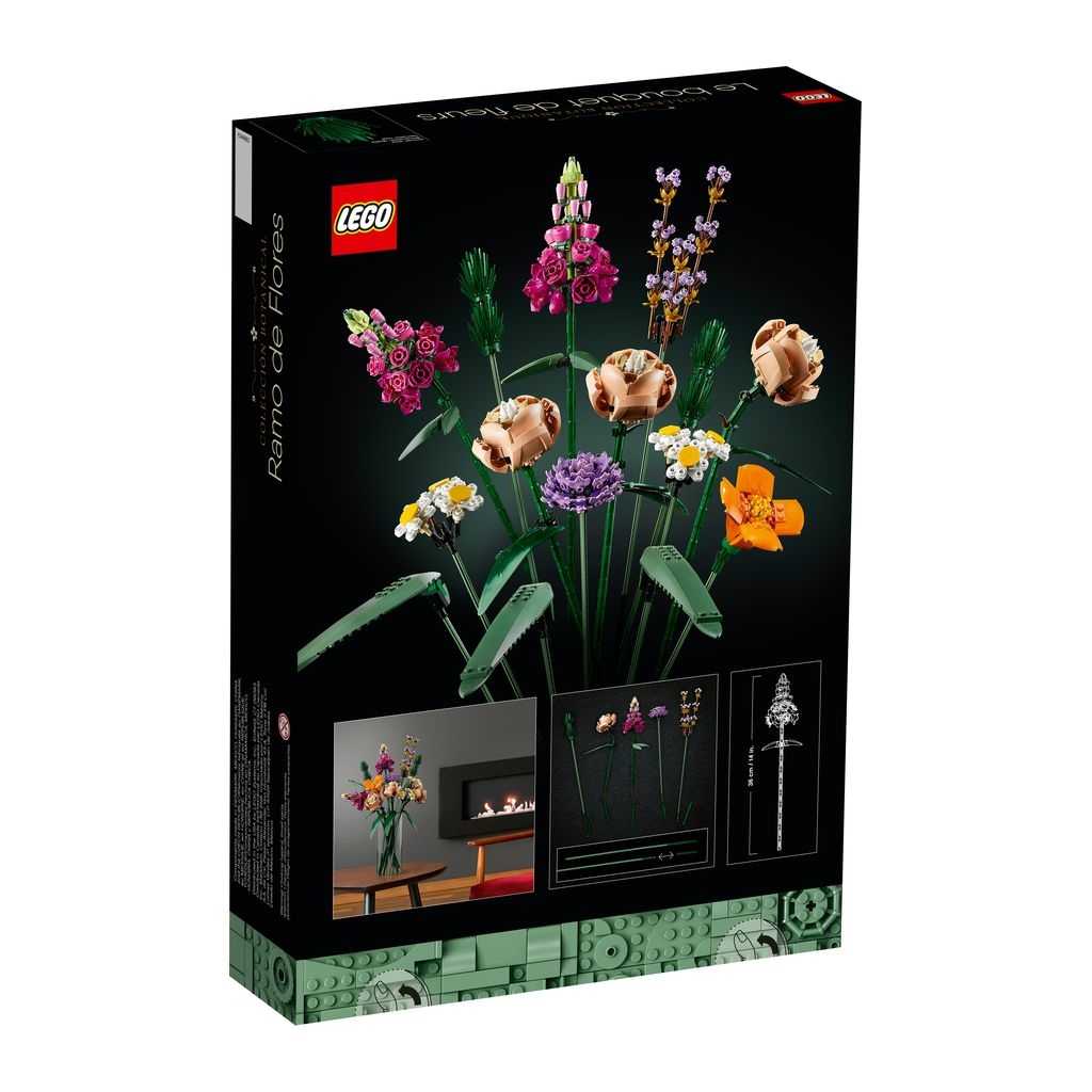 LEGO Icons Lego Ramo de Flores Edades 18+ # 10280 Artículo 756 Piezas | SFR-519320