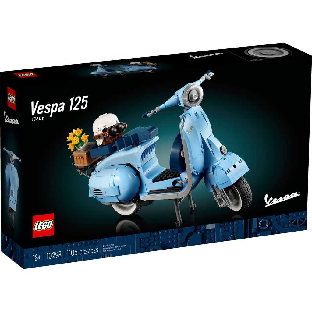 LEGO Icons Lego Vespa 125 Edades 18+ # 10298 Artículo 1107 Piezas | FCI-084167