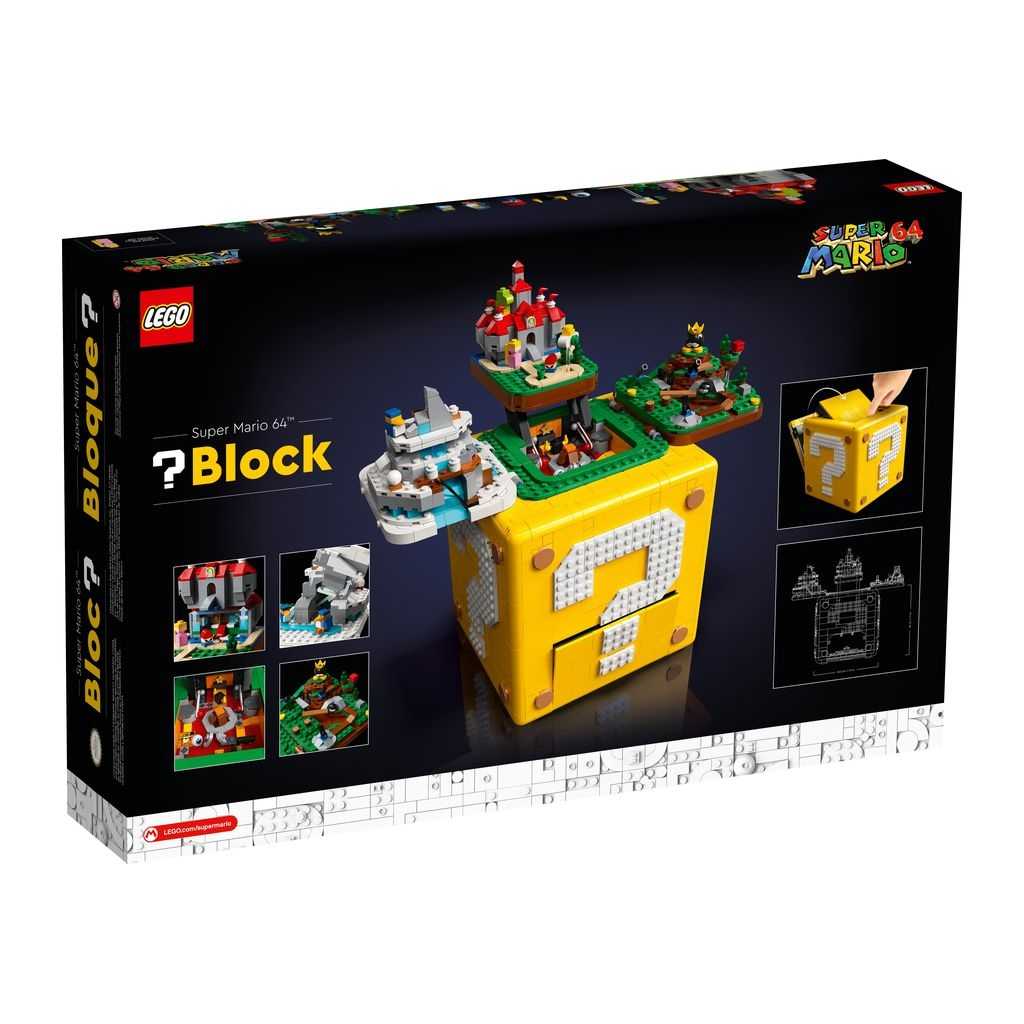 LEGO Super Mario Lego Bloque Interrogación de Super Mario 64 Edades 18+ # 71395 Artículo 2064 Piezas | MSX-087936