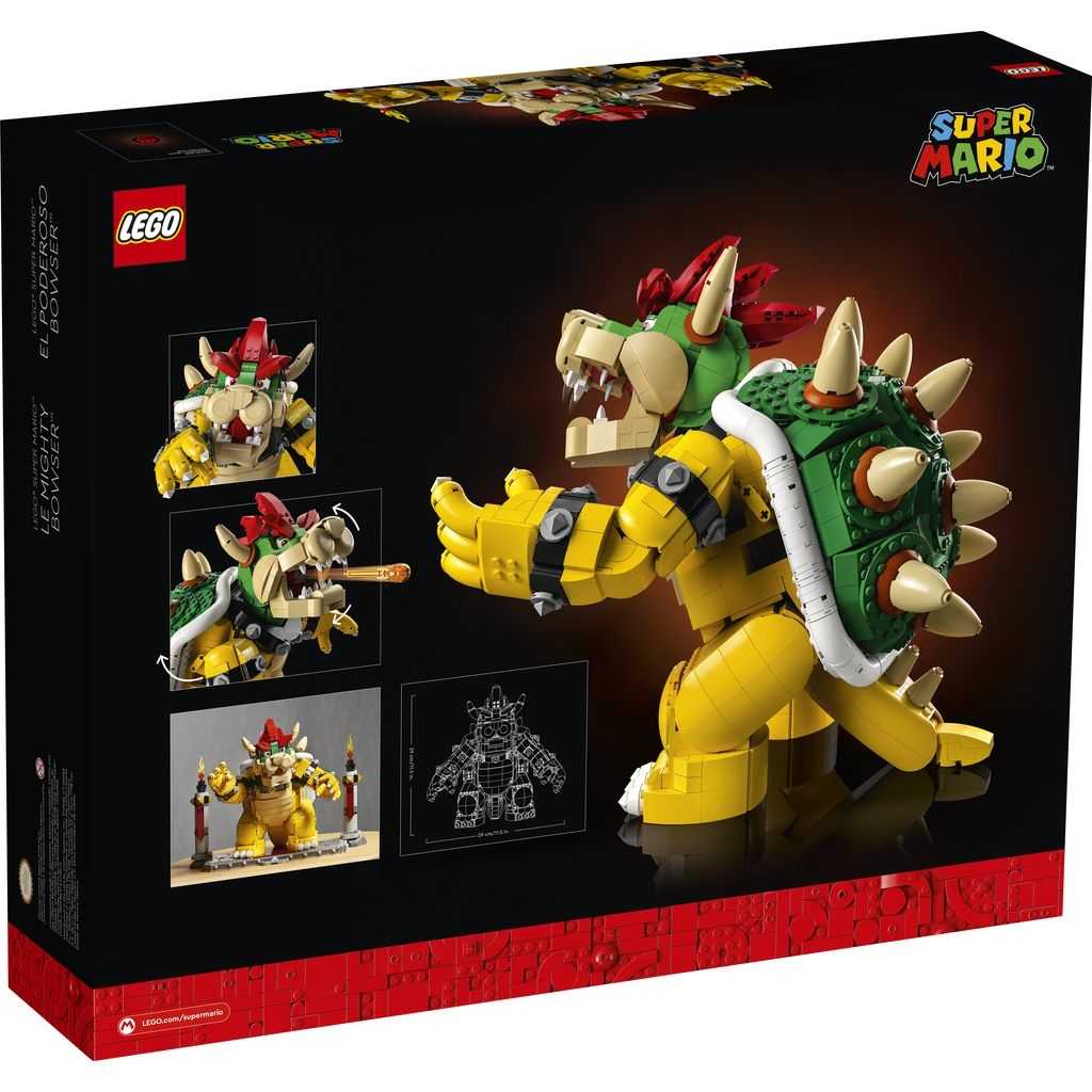 LEGO Super Mario Lego El Poderoso Bowser Edades 18+ # 71411 Artículo 2807 Piezas | FRG-768341