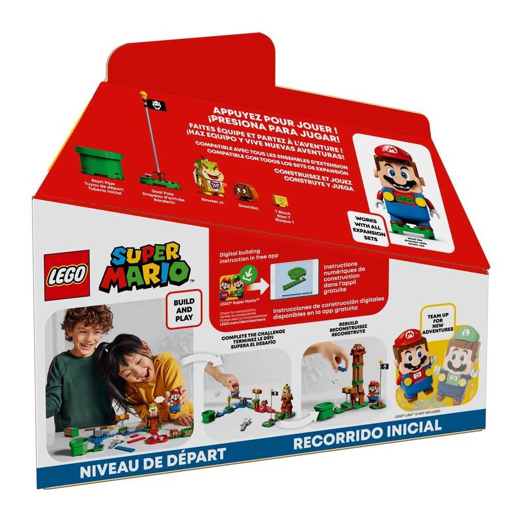 LEGO Super Mario Lego Pack Inicial: Aventuras con Mario Edades 6+ # 71360 Artículo 231 Piezas | XUV-719068