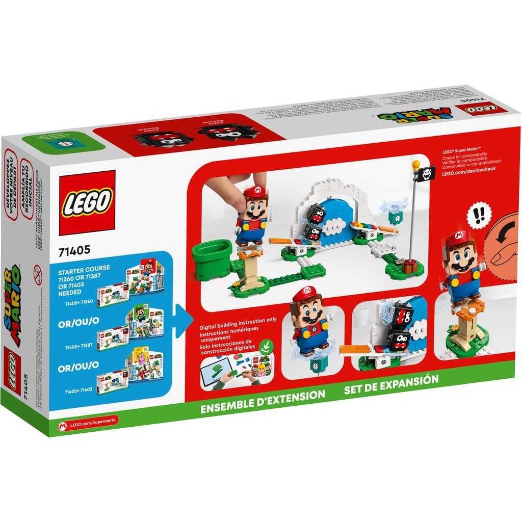 LEGO Super Mario Lego Set de Expansión: Trampolines de los Fuzzies Edades 6+ # 71405 Artículo 154 Piezas | ALY-758204