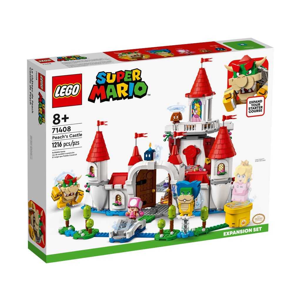 LEGO Super Mario Lego Set de Expansión: Castillo de Peach Edades 8+ # 71408 Artículo 1216 Piezas | BHO-241536