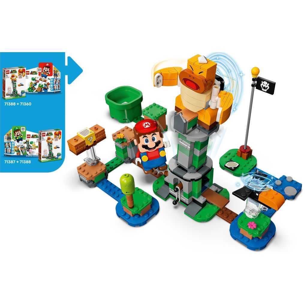 LEGO Super Mario Lego Set de Expansión: Torre bamboleante del Hermano Sumo Jefe Edades 6+ # 71388 Artículo 231 Piezas | GCA-738926