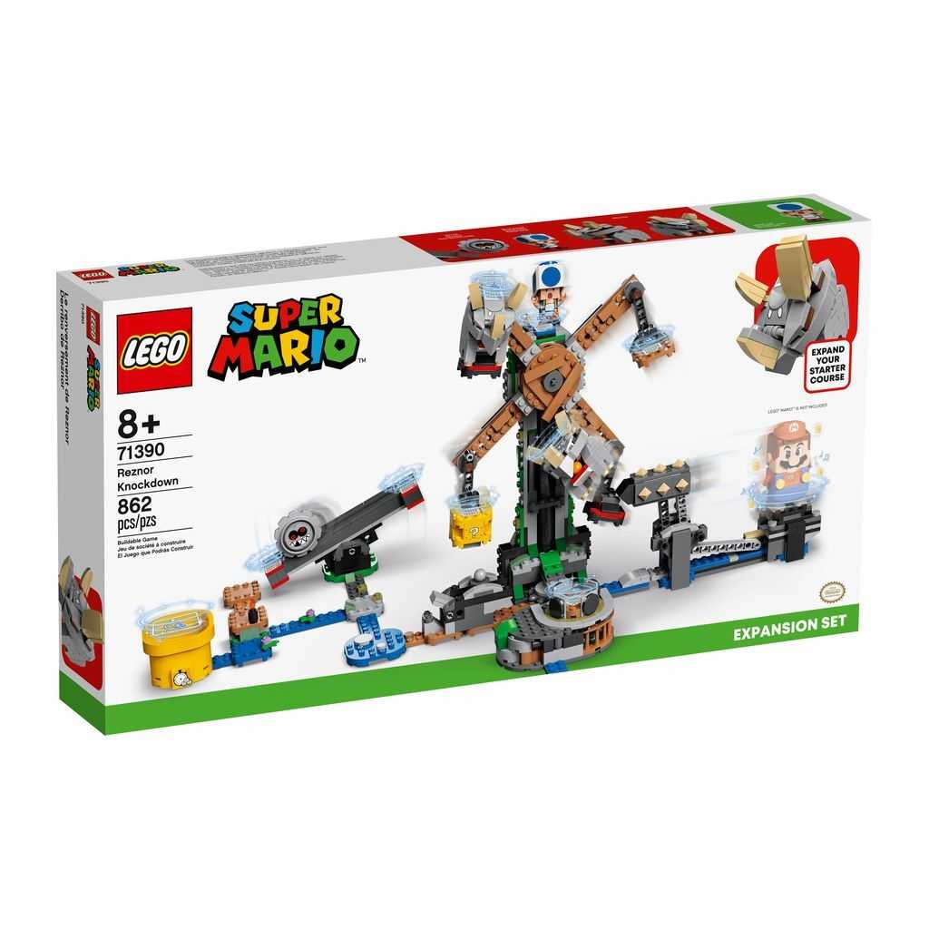 LEGO Super Mario Lego Set de Expansión: Derribo de los Reznors Edades 8+ # 71390 Artículo 862 Piezas | GNX-723810