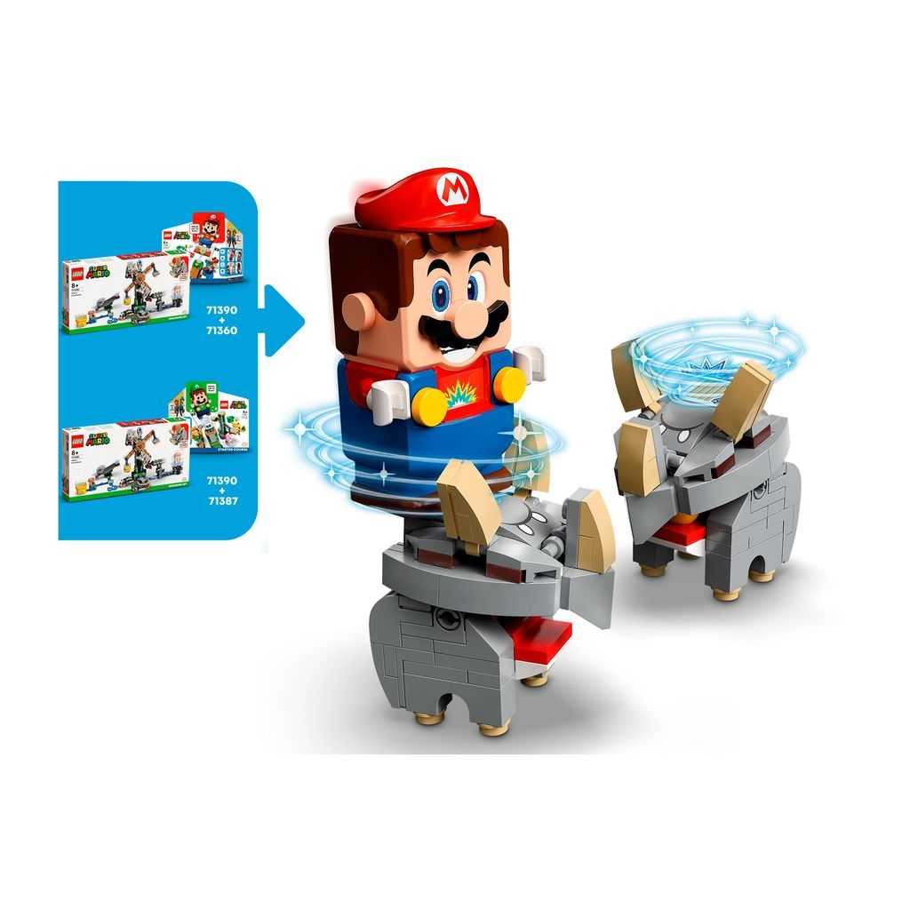 LEGO Super Mario Lego Set de Expansión: Derribo de los Reznors Edades 8+ # 71390 Artículo 862 Piezas | GNX-723810