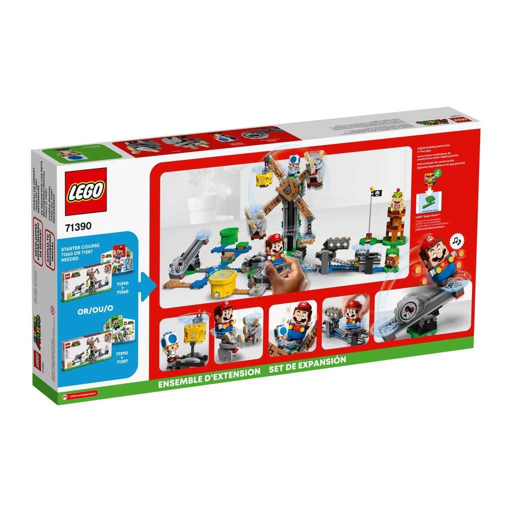 LEGO Super Mario Lego Set de Expansión: Derribo de los Reznors Edades 8+ # 71390 Artículo 862 Piezas | GNX-723810