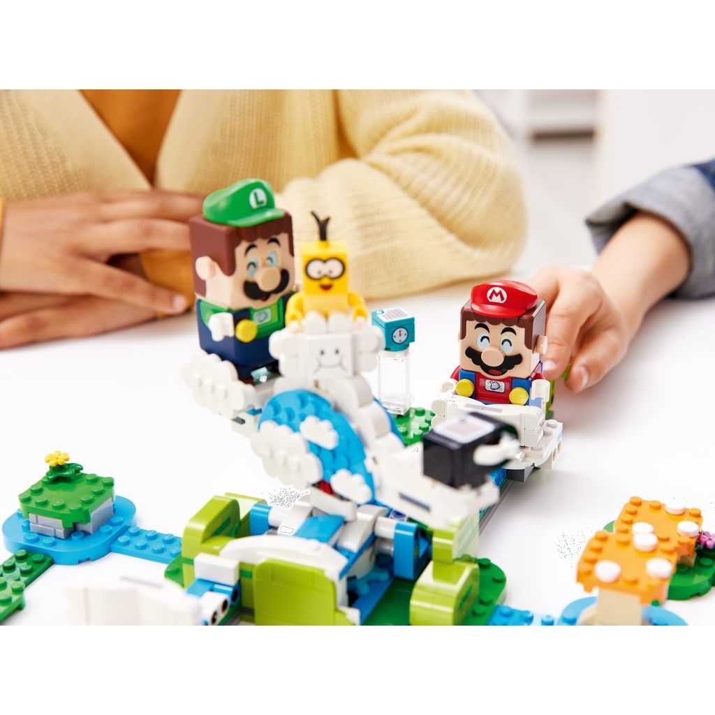 LEGO Super Mario Lego Set de Expansión: Mundo aéreo del Lakitu Edades 7+ # 71389 Artículo 484 Piezas | JMH-235690