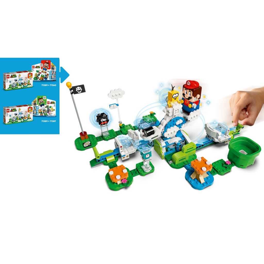 LEGO Super Mario Lego Set de Expansión: Mundo aéreo del Lakitu Edades 7+ # 71389 Artículo 484 Piezas | JMH-235690