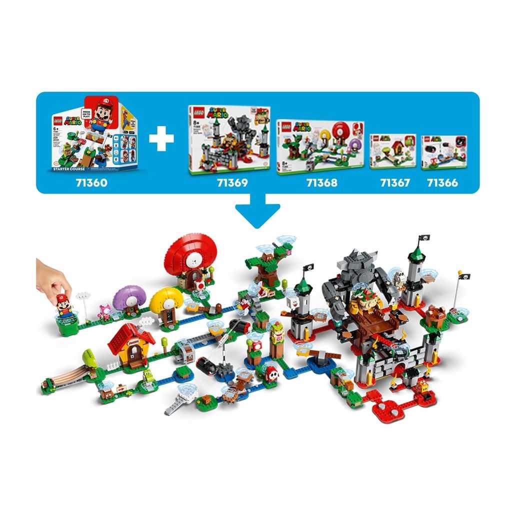 LEGO Super Mario Lego Set de Expansión: Casa de Mario y Yoshi Edades 6+ # 71367 Artículo 205 Piezas | QUM-297064