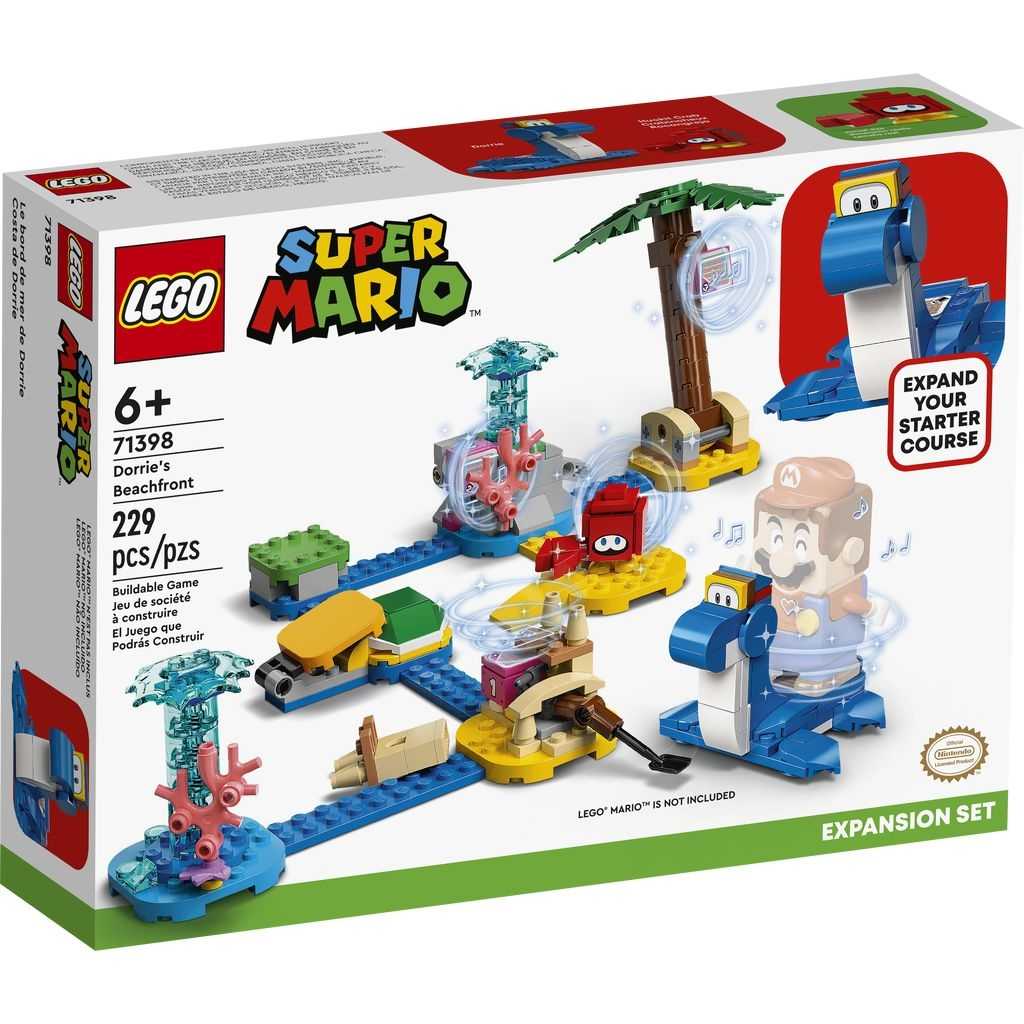 LEGO Super Mario Lego Set de Expansión: Costa de Dorrie Edades 6+ # 71398 Artículo 229 Piezas | TBX-894736