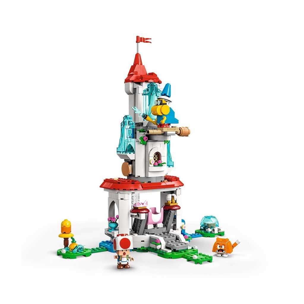 LEGO Super Mario Lego Set de Expansión: Torre de Hielo y Traje de Peach Felina Edades 7+ # 71407 Artículo 494 Piezas | WQK-972135