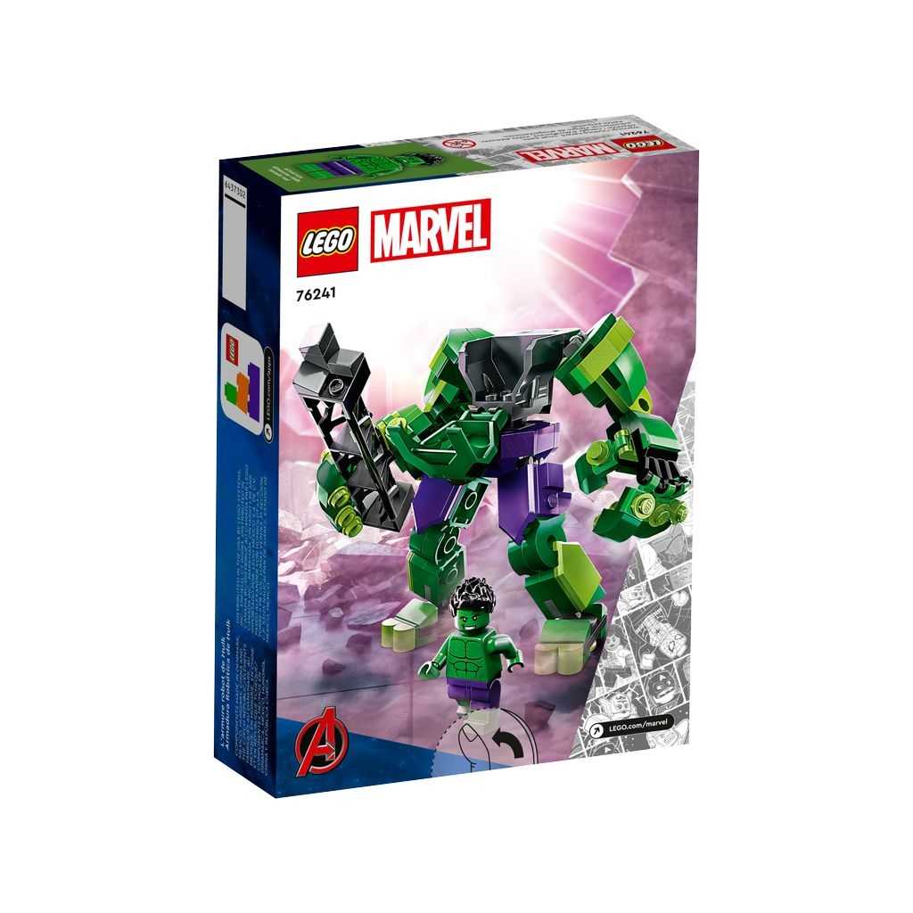 Marvel Lego Armadura Robótica de Hulk Edades 6+ # 76241 Artículo 138 Piezas | CXE-410783