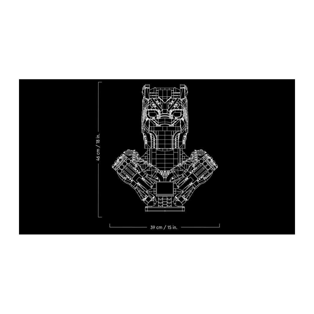 Marvel Lego Black Panther Edades 18+ # 76215 Artículo 2961 Piezas | SNO-014528