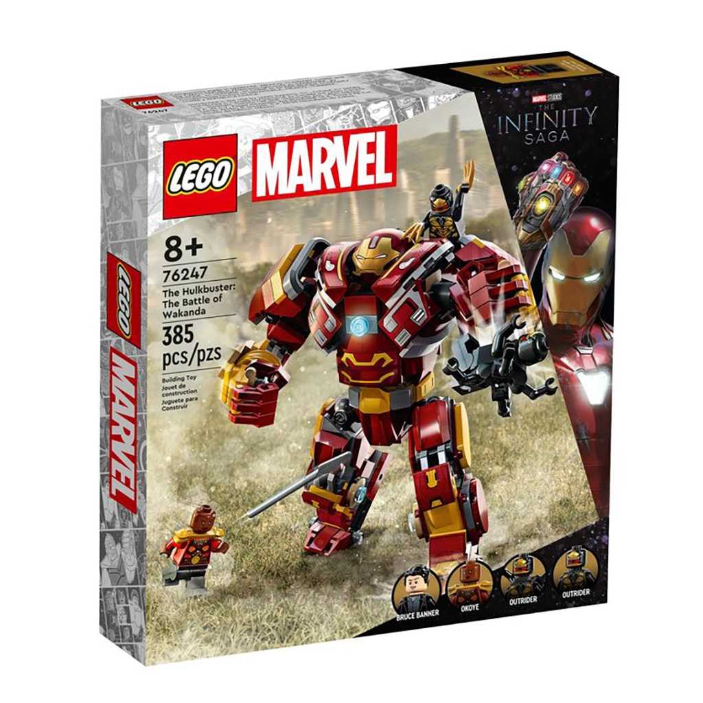 Marvel Lego Hulkbuster: Batalla de Wakanda Edades 8+ # 76247 Artículo 385 Piezas | BVL-581264