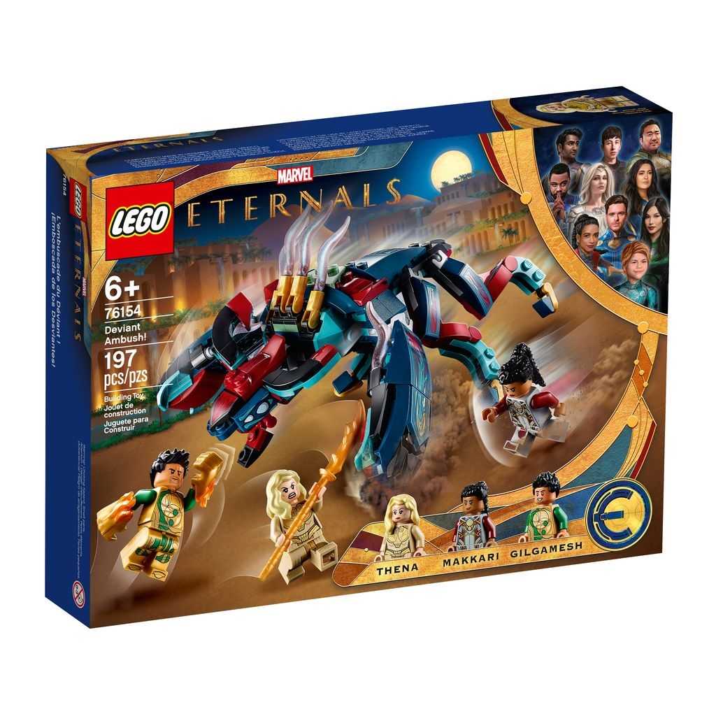 Marvel Lego LEGO Marvel: ¡Emboscada de los Desviantes! Edades 6+ # 76154 Artículo 197 Piezas | MFN-798654