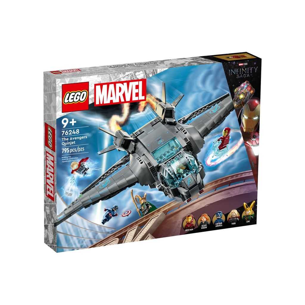 Marvel Lego Quinjet de los Vengadores Edades 9+ # 76248 Artículo 795 Piezas | KDB-054937