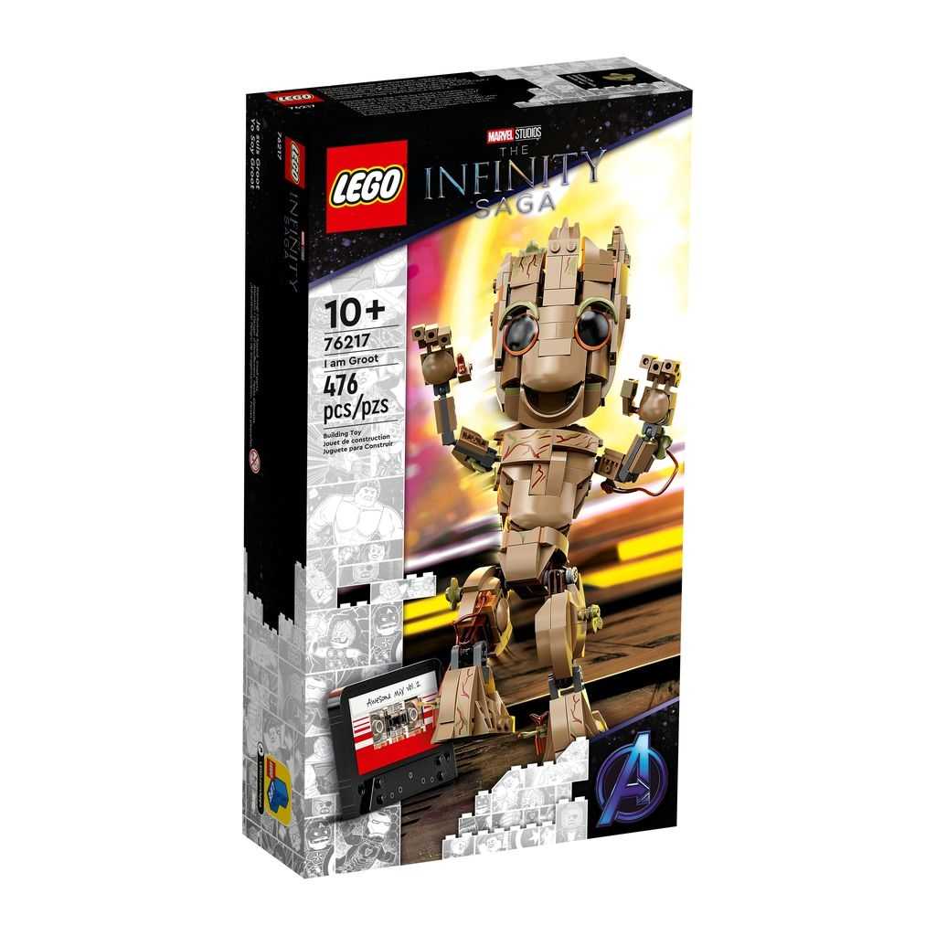 Marvel Lego Yo Soy Groot Edades 10+ # 76217 Artículo 476 Piezas | SEV-652978