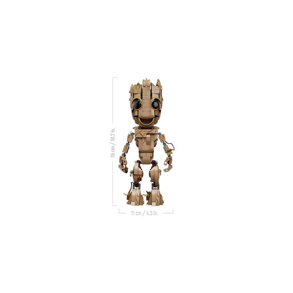 Marvel Lego Yo Soy Groot Edades 10+ # 76217 Artículo 476 Piezas | SEV-652978