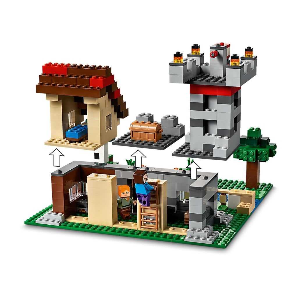 Minecraft Lego Caja Modular 3.0 Edades 8+ # 21161 Artículo 564 Piezas | EBG-643519