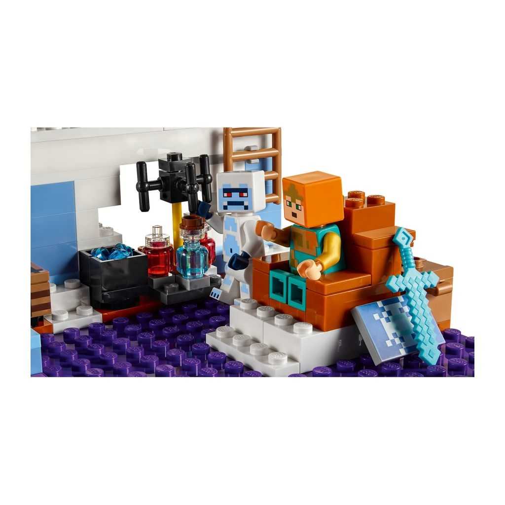 Minecraft Lego El Castillo de Hielo Edades 8+ # 21186 Artículo 499 Piezas | IPR-638402