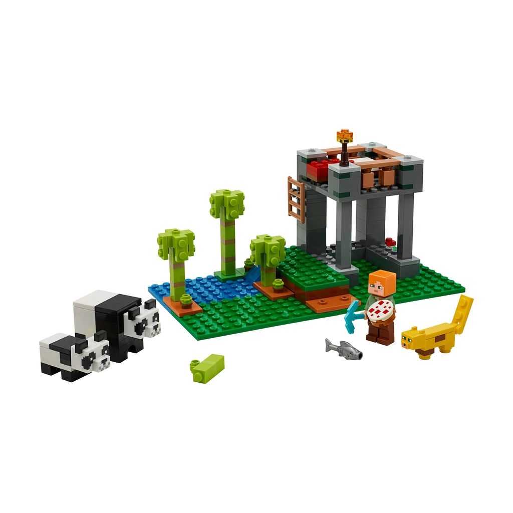 Minecraft Lego El Criadero de Pandas Edades 7+ # 21158 Artículo 204 Piezas | SUO-471365