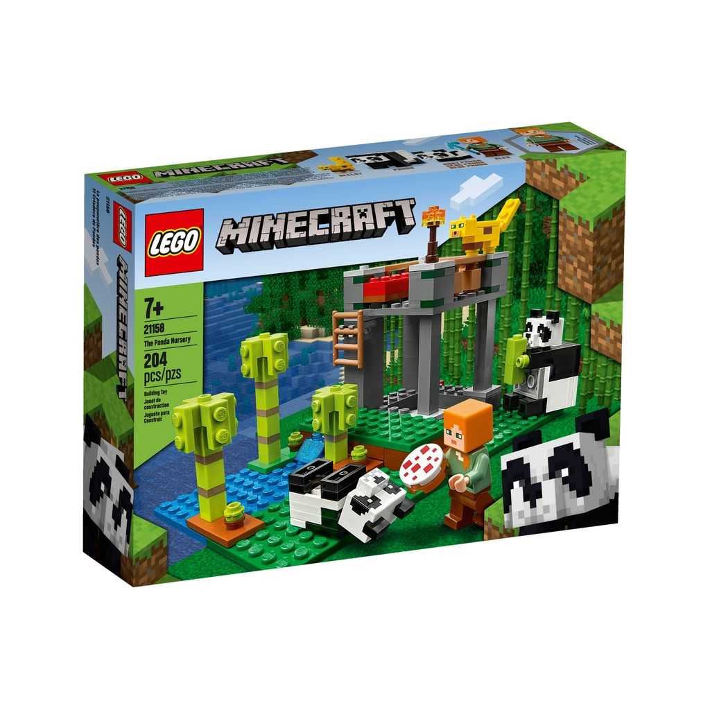 Minecraft Lego El Criadero de Pandas Edades 7+ # 21158 Artículo 204 Piezas | SUO-471365