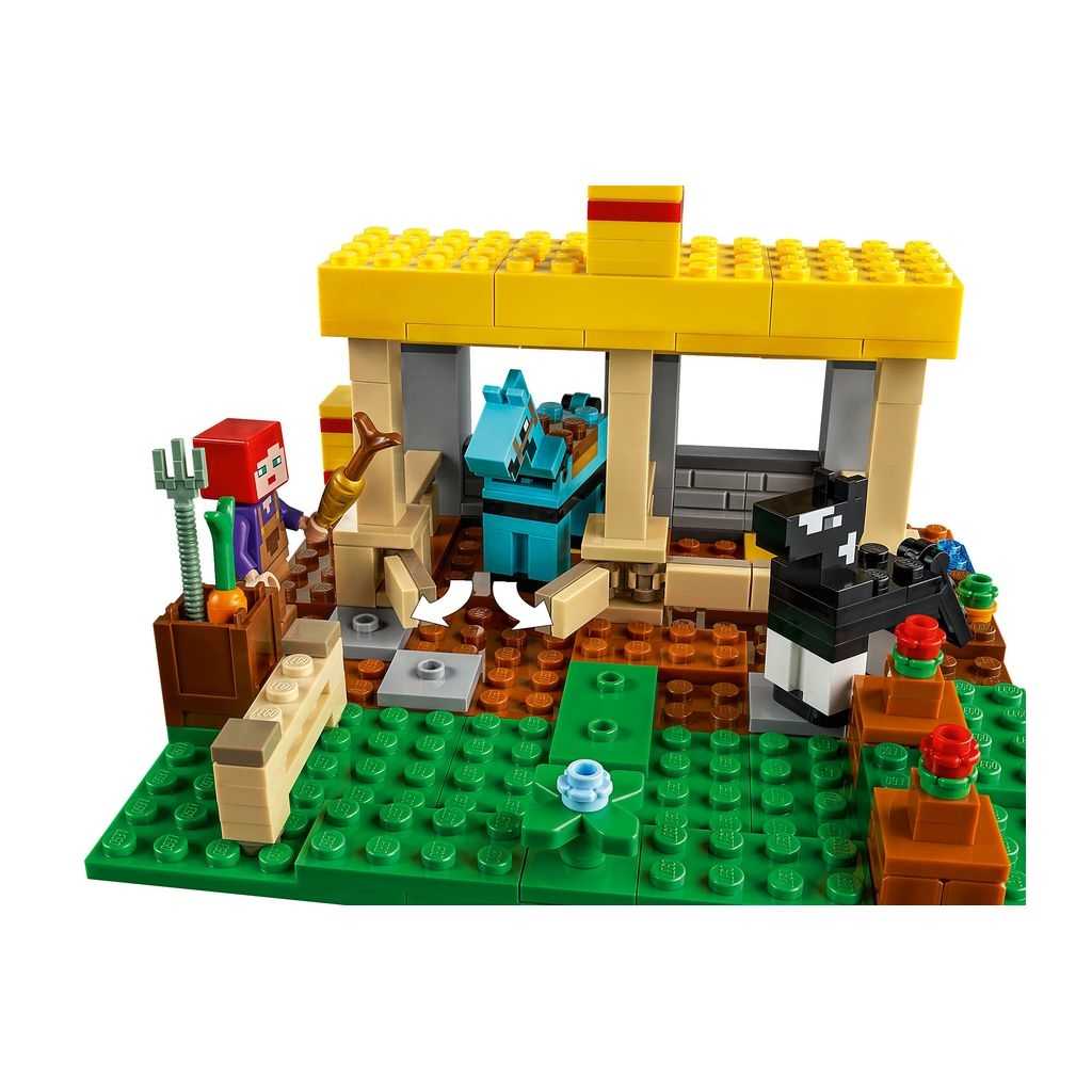 Minecraft Lego El Establo de los Caballos Edades 8+ # 21171 Artículo 241 Piezas | QFY-726430