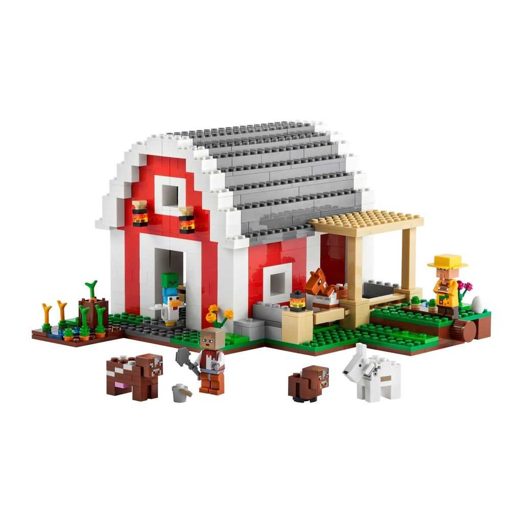 Minecraft Lego El Granero Rojo Edades 9+ # 21187 Artículo 799 Piezas | QYX-069581