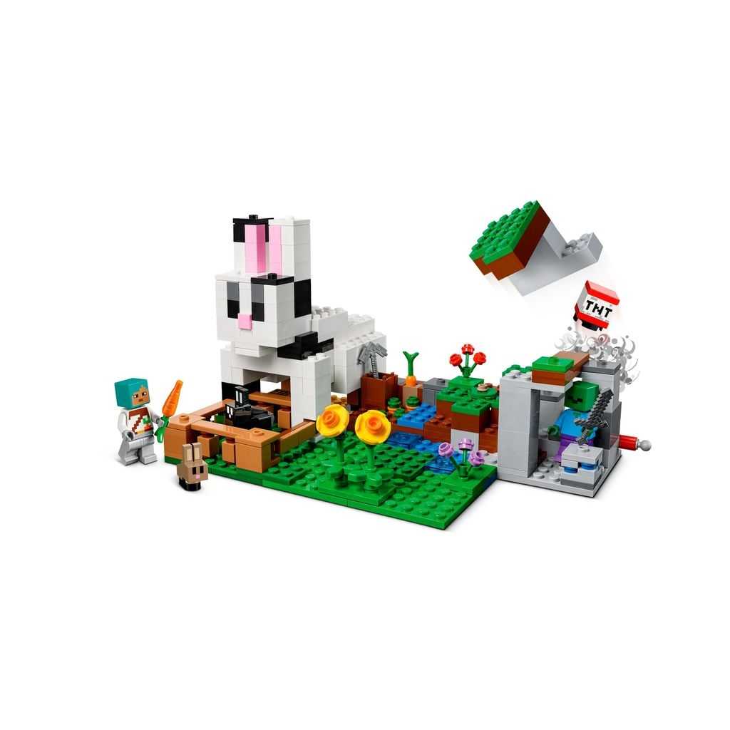 Minecraft Lego El Rancho-Conejo Edades 8+ # 21181 Artículo 340 Piezas | TPN-172834