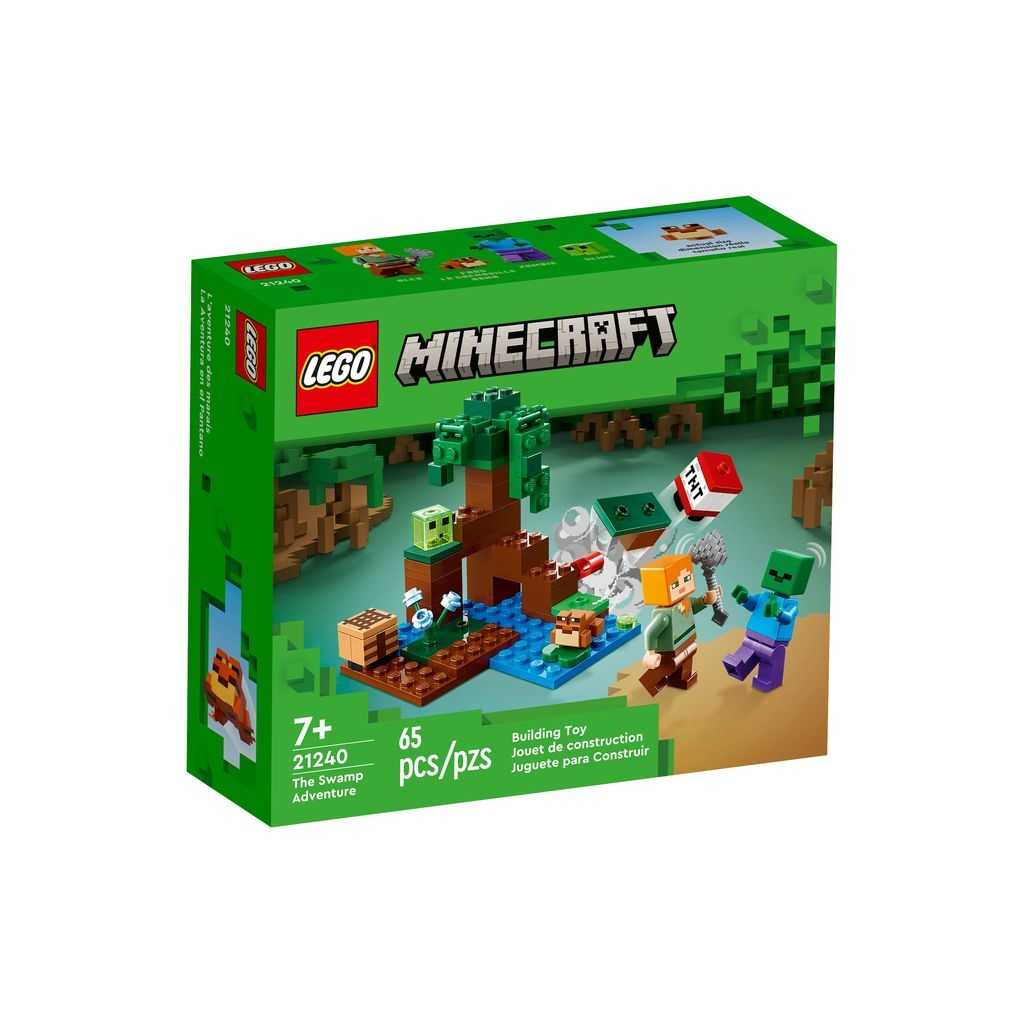 Minecraft Lego La Aventura en el Pantano Edades 7+ # 21240 Artículo 65 Piezas | KLD-937860