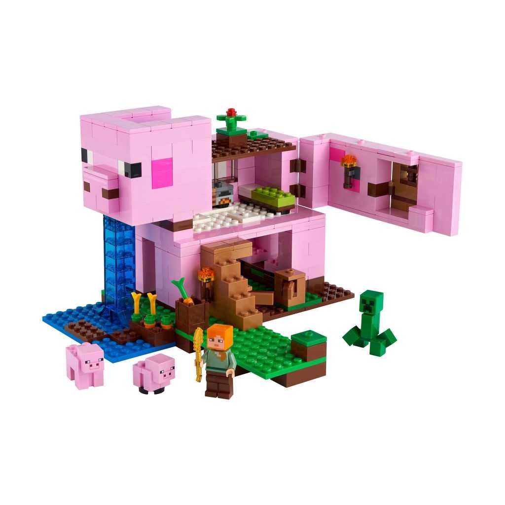 Minecraft Lego La Casa-Cerdo Edades 8+ # 21170 Artículo 490 Piezas | MCS-257698