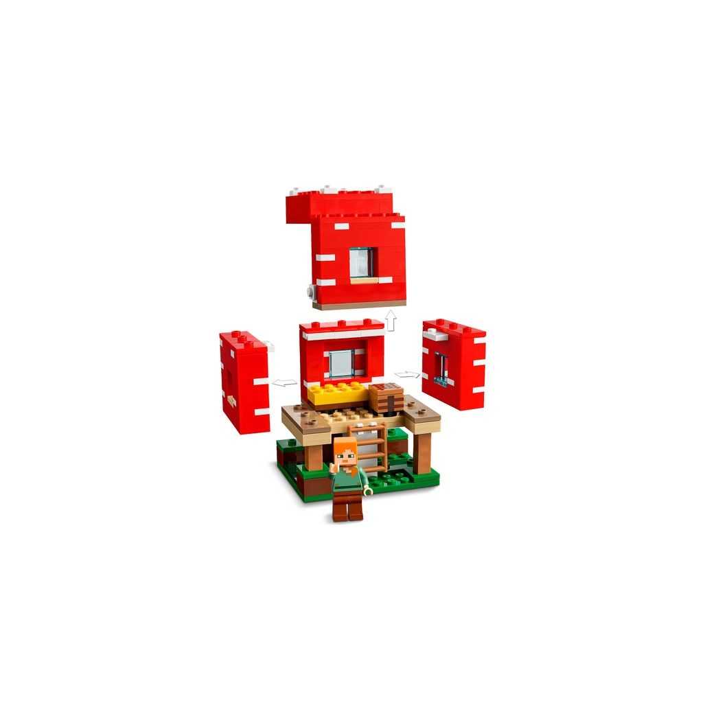 Minecraft Lego La Casa-Champiñón Edades 8+ # 21179 Artículo 272 Piezas | KMS-673584