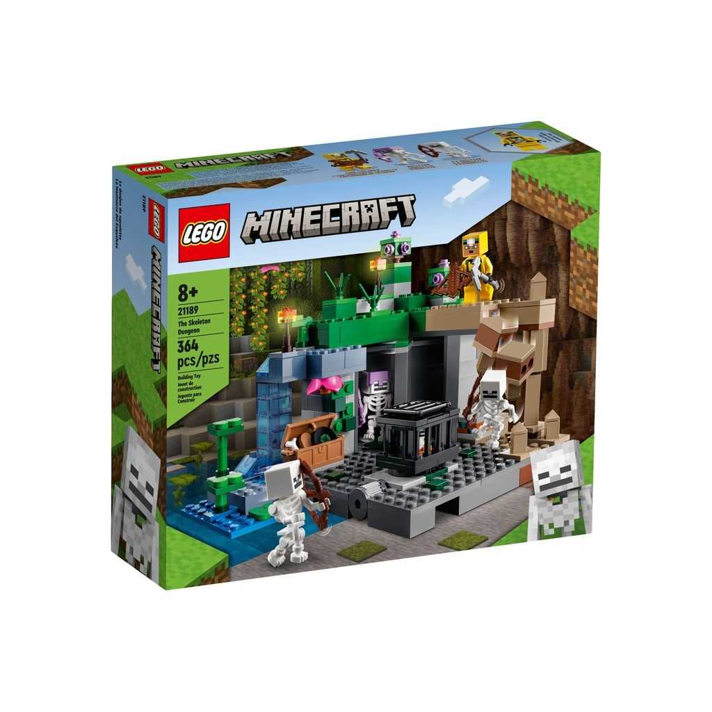 Minecraft Lego La Mazmorra del Esqueleto Edades 8+ # 21189 Artículo 364 Piezas | RBK-041785