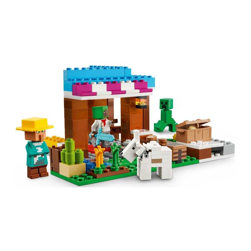 Minecraft Lego La Pastelería Edades 8+ # 21184 Artículo 154 Piezas | CLP-591048