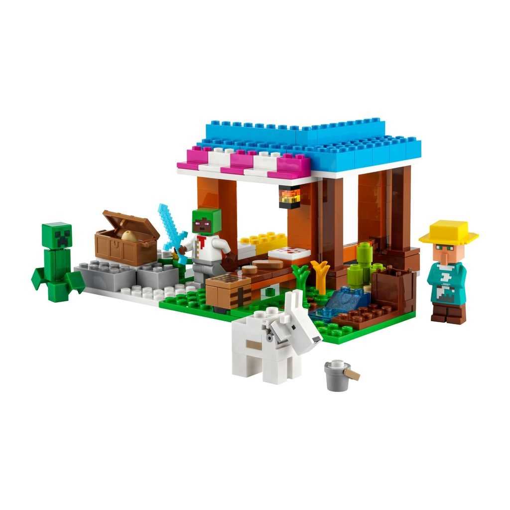 Minecraft Lego La Pastelería Edades 8+ # 21184 Artículo 154 Piezas | CLP-591048