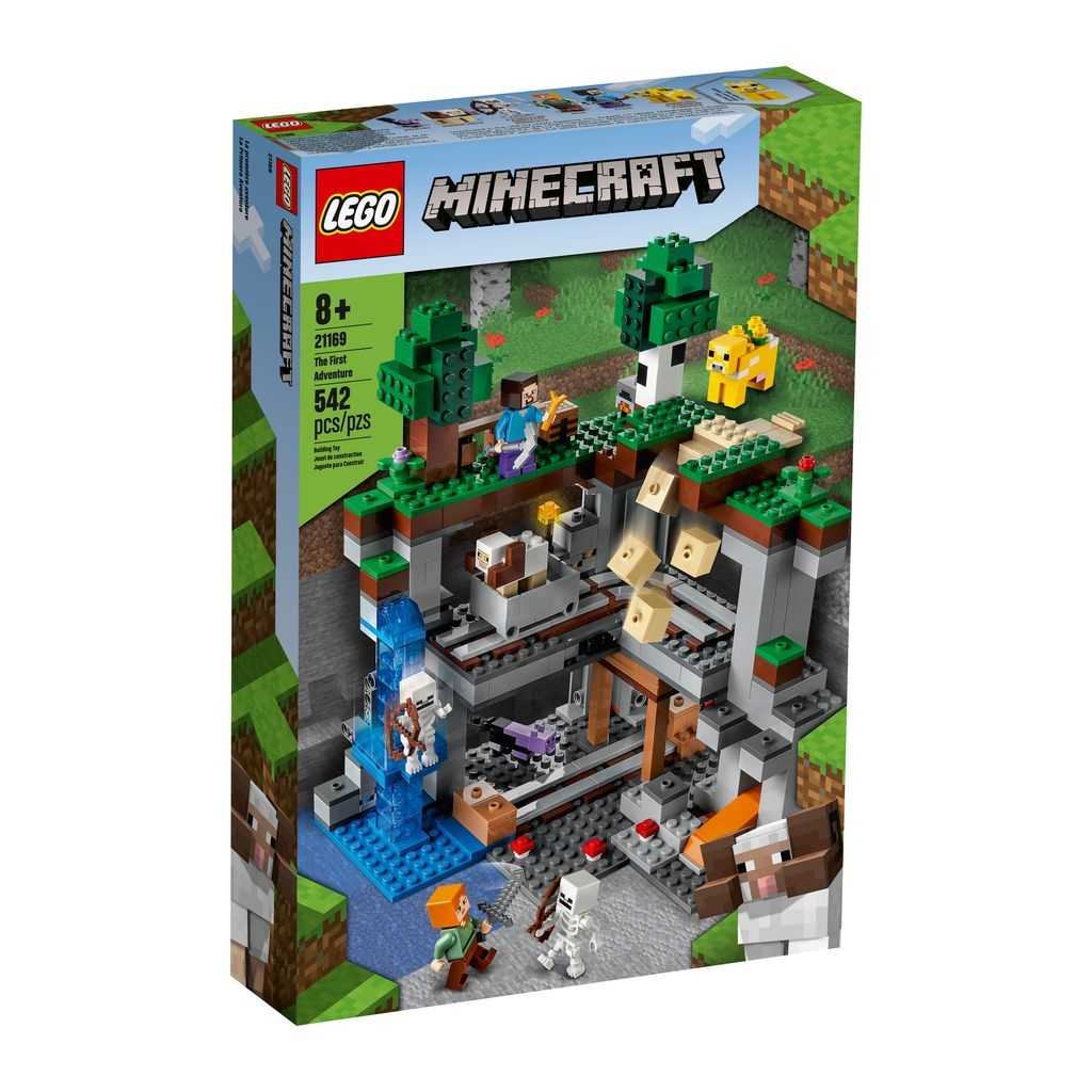 Minecraft Lego La Primera Aventura Edades 8+ # 21169 Artículo 542 Piezas | TEQ-012795