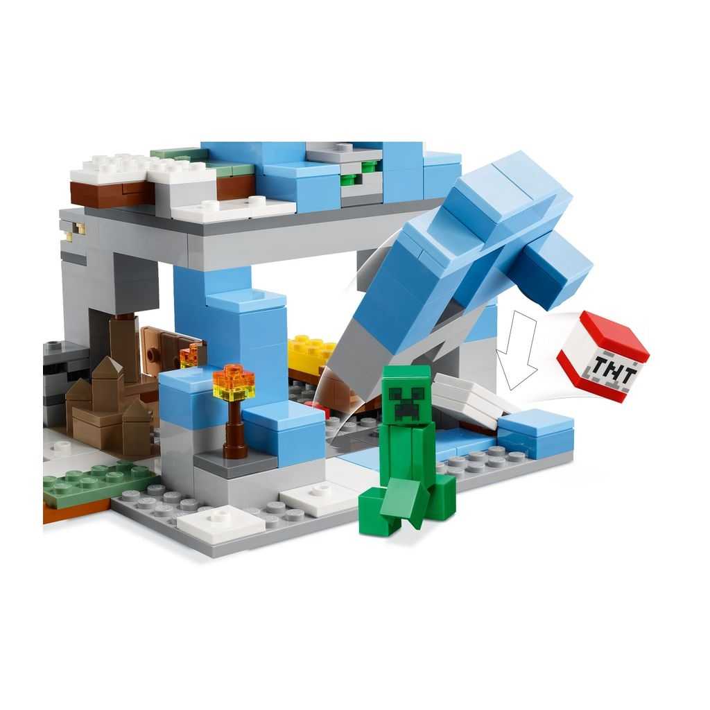 Minecraft Lego Los Picos de Hielo Edades 8+ # 21243 Artículo 304 Piezas | CWI-539721