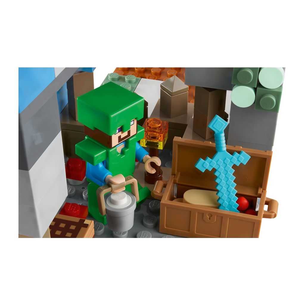 Minecraft Lego Los Picos de Hielo Edades 8+ # 21243 Artículo 304 Piezas | CWI-539721