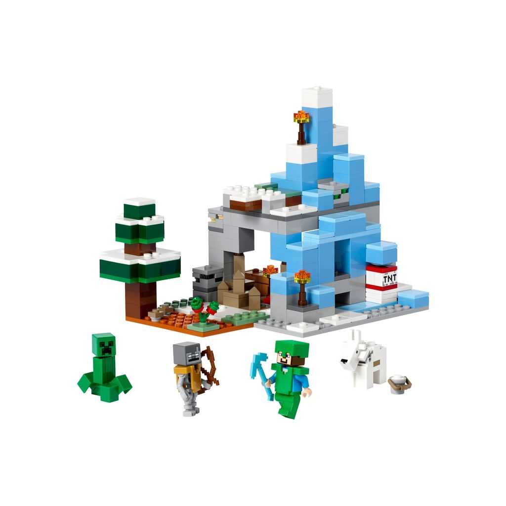 Minecraft Lego Los Picos de Hielo Edades 8+ # 21243 Artículo 304 Piezas | CWI-539721