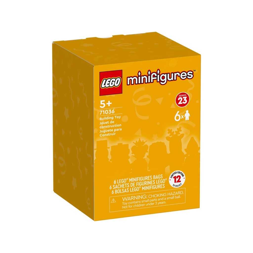 Minifiguras Lego 23ª Edición (paquete de 6) Edades 5+ # 71036 Artículo 51 Piezas | XQT-809671